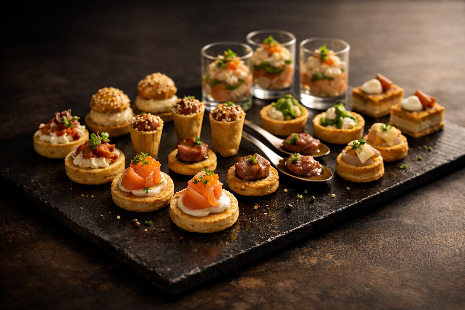 Pièces cocktail – buffet